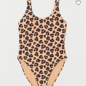 H&M Leopard Print Swimsuit